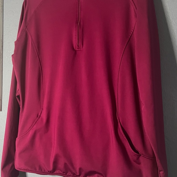 Sport Tek Athletic Pullover Womens Large 1/4 Zip Activewear Stretch Running Yoga - Picture 7 of 7
